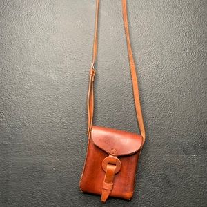 Faux leather purse